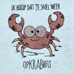 Opkrabelt Funny Pun
