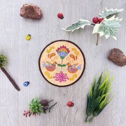 Birds Mexican Art Coaster