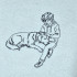 Boy And Dog Line Art