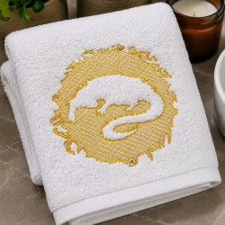 Serpent Sleeping Dragon Embossed