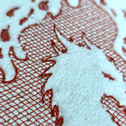 Flame Circle Dragon Embossed