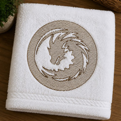 Ancient Circle Dragon Embossed