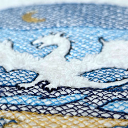 Moonlit Ocean Dragon Embossed