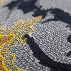 Inferno Circle Dragon Embossed