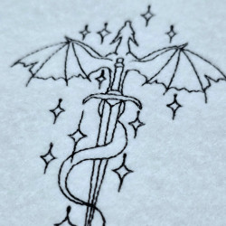 Sword Adorned By Dragon