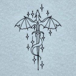 Sword Adorned By Dragon