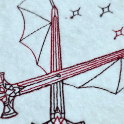 Crossed Swords With Wings