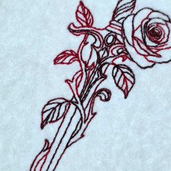 Sword With Blooming Rose