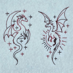Twin Dragons In Harmony