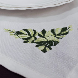 Classic Monstera Leaf Napkin Corner