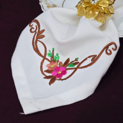 English Rose Garden Napkin Corner