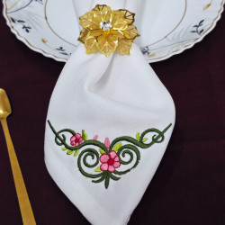 Blossom Vine Napkin Corner