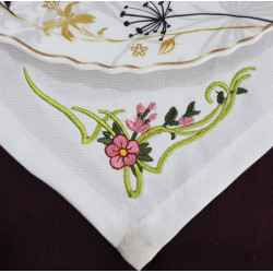 Garden Blossom Napkin Corner