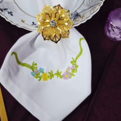 Meadow Flower Trail Napkin Corner