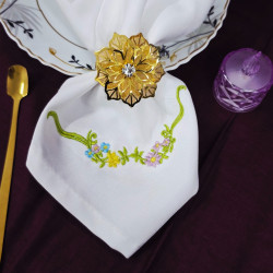 Meadow Flower Trail Napkin Corner