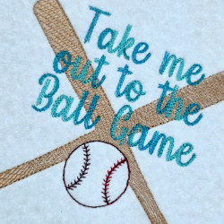 Take Me Out To The Ball Game Sports Quote