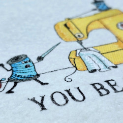 Sewing Machine You Beast Quote -  Free with $15 Purchase