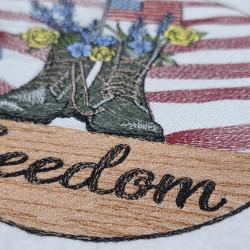 Patriotic Floral Boots