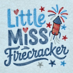Little Miss Firecracker Quote