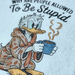 Morning Duck Sarcastic Quote