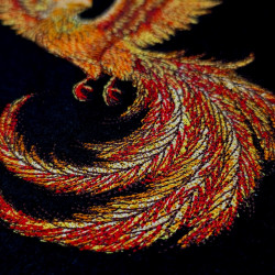 Golden Fire Phoenix