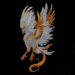 Silver Flame Phoenix