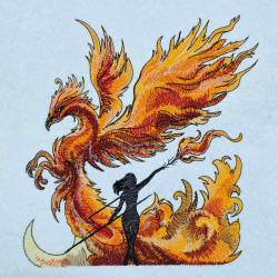 Rising Fire Phoenix