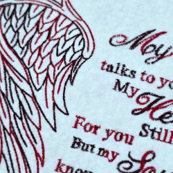 Angel Wing Memorial Quote