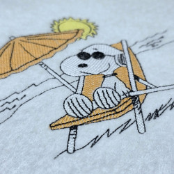 Nosey Dog And His Birds Beach Time