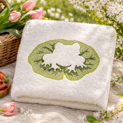 Lily Pad Frog Embossed