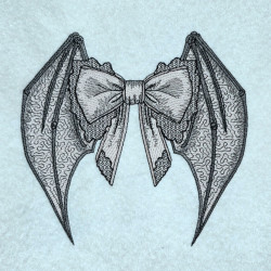 Elegant Lace Wings Bow