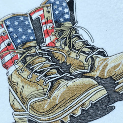 American Flag Patriotic Boots