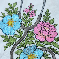 Healing Blooms Stethoscope
