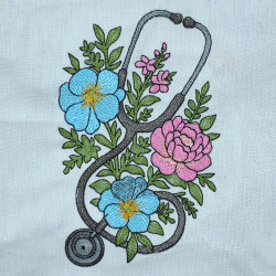 Healing Blooms Stethoscope