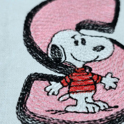 Letter S With Snoopy