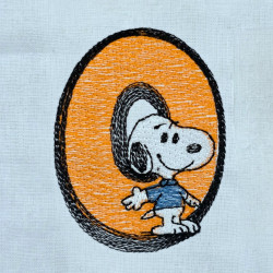 Snoopy With O Letter