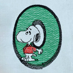 Letter O With Snoopy