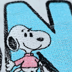 Letter N With Snoopy