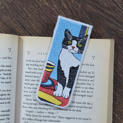 Yellow Eyes Cat ITH Bookmark