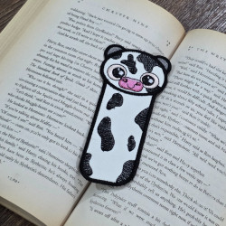 Cute Cow ITH Bookmark
