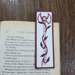 Vine Wrapped Axe ITH Bookmark