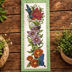 Floral Panel Embroidery Designs