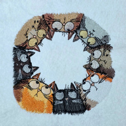 Mischievous Cats Planning Circle