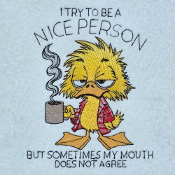 Grumpy Morning Duck Quote