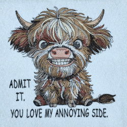 Highland Cow With Annoying Side - Free with $20 Purchase