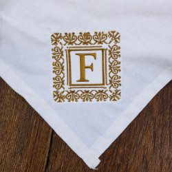Decorative Border Letter F