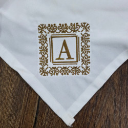 Decorative Border Letter A
