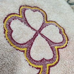 Heart Shamrock Embossed