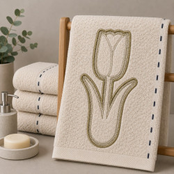 Tulip Flower Embossed