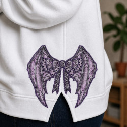 Dragon Wing ITH Split Bow Applique